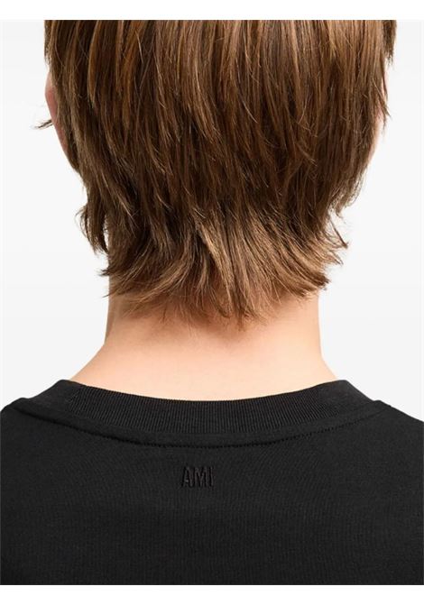 t-shirt adc uomo nera AMI PARIS | BFUTS035.724001